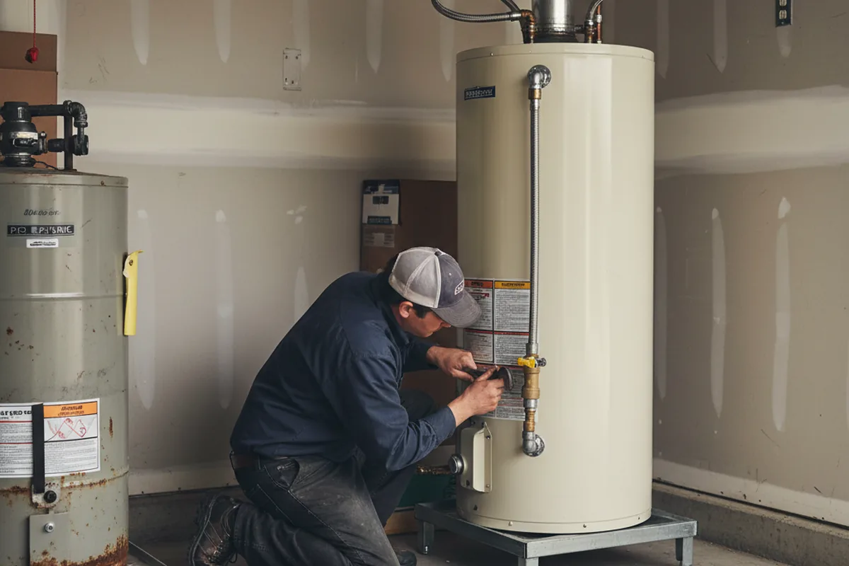Water heater and shutoff valve replacement in Sloatsburg